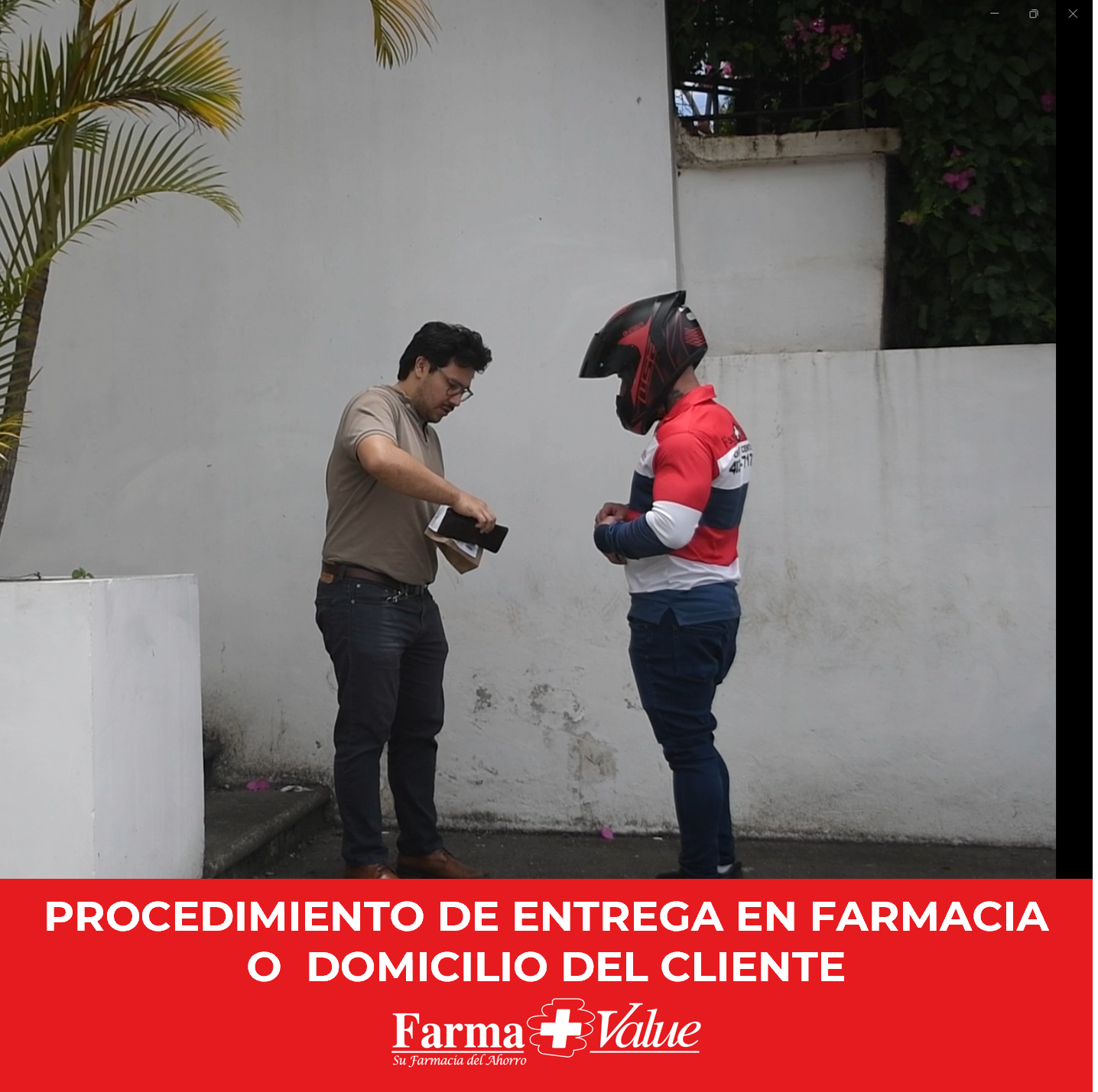 Procedimiento venta no presencial entrega en farmacia / domicilio del cliente