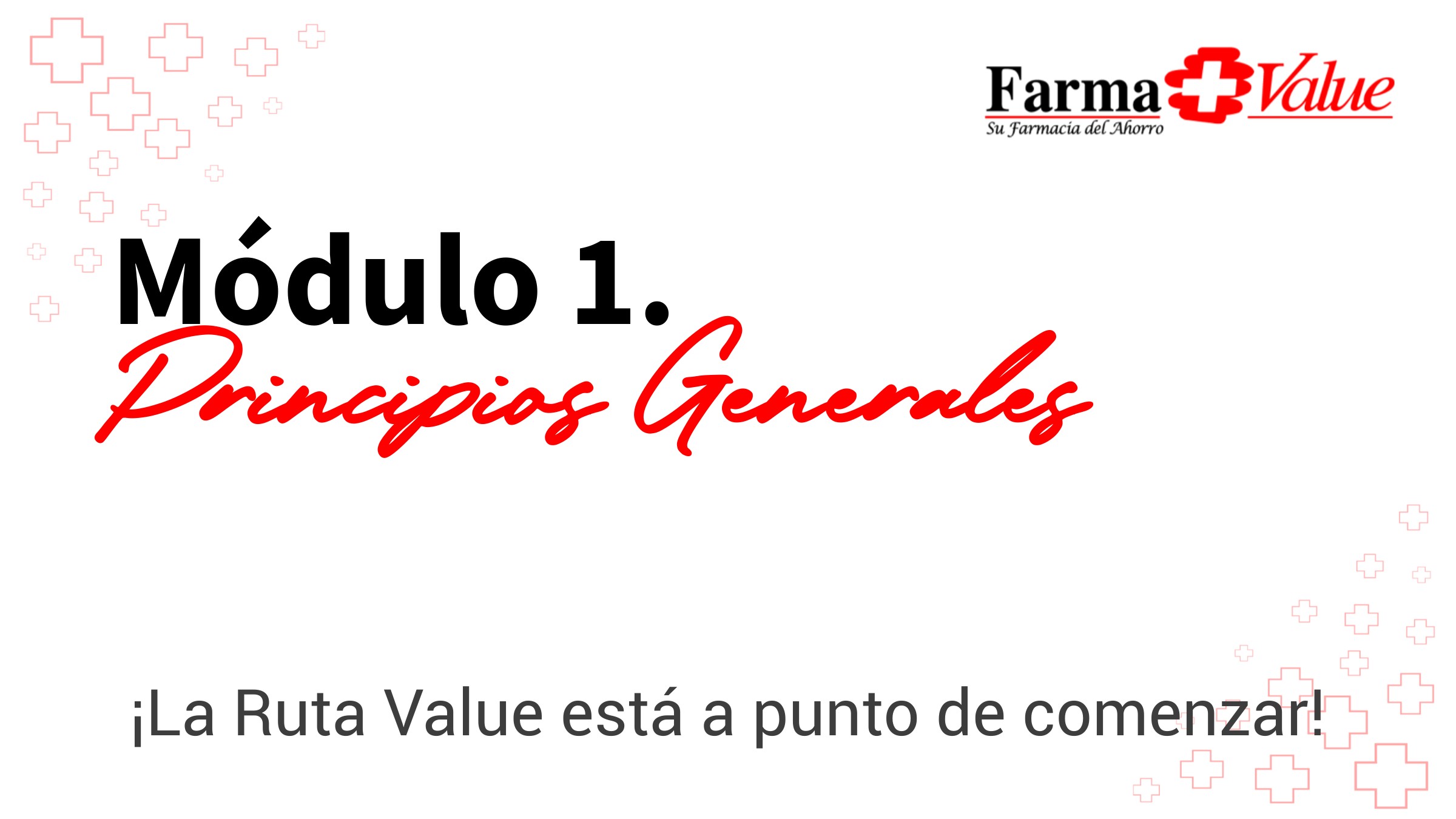 Módulo 1. Principios Generales.